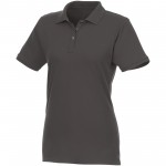 37503891-Beryl - organiczne damska polo z krótkim rękawem z recyclingu-Storm Grey s